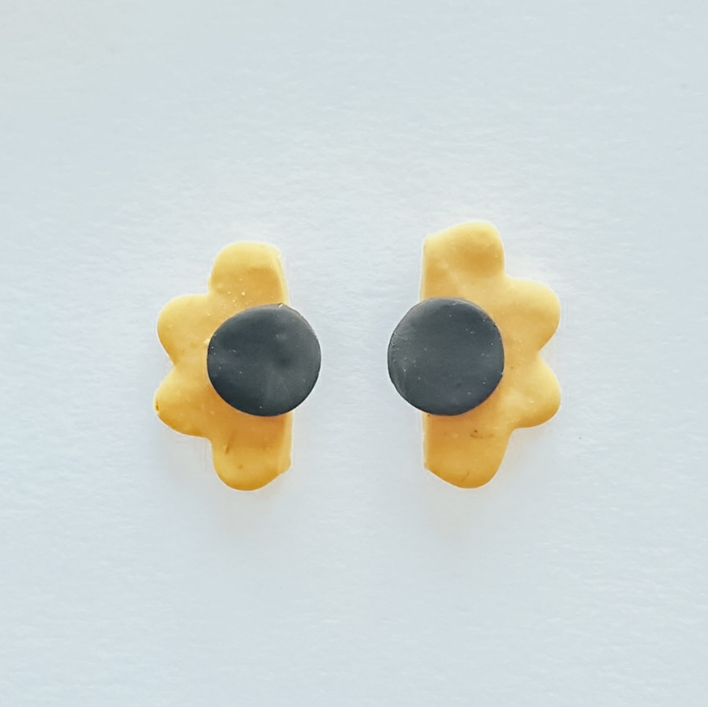 Sunflower earrings